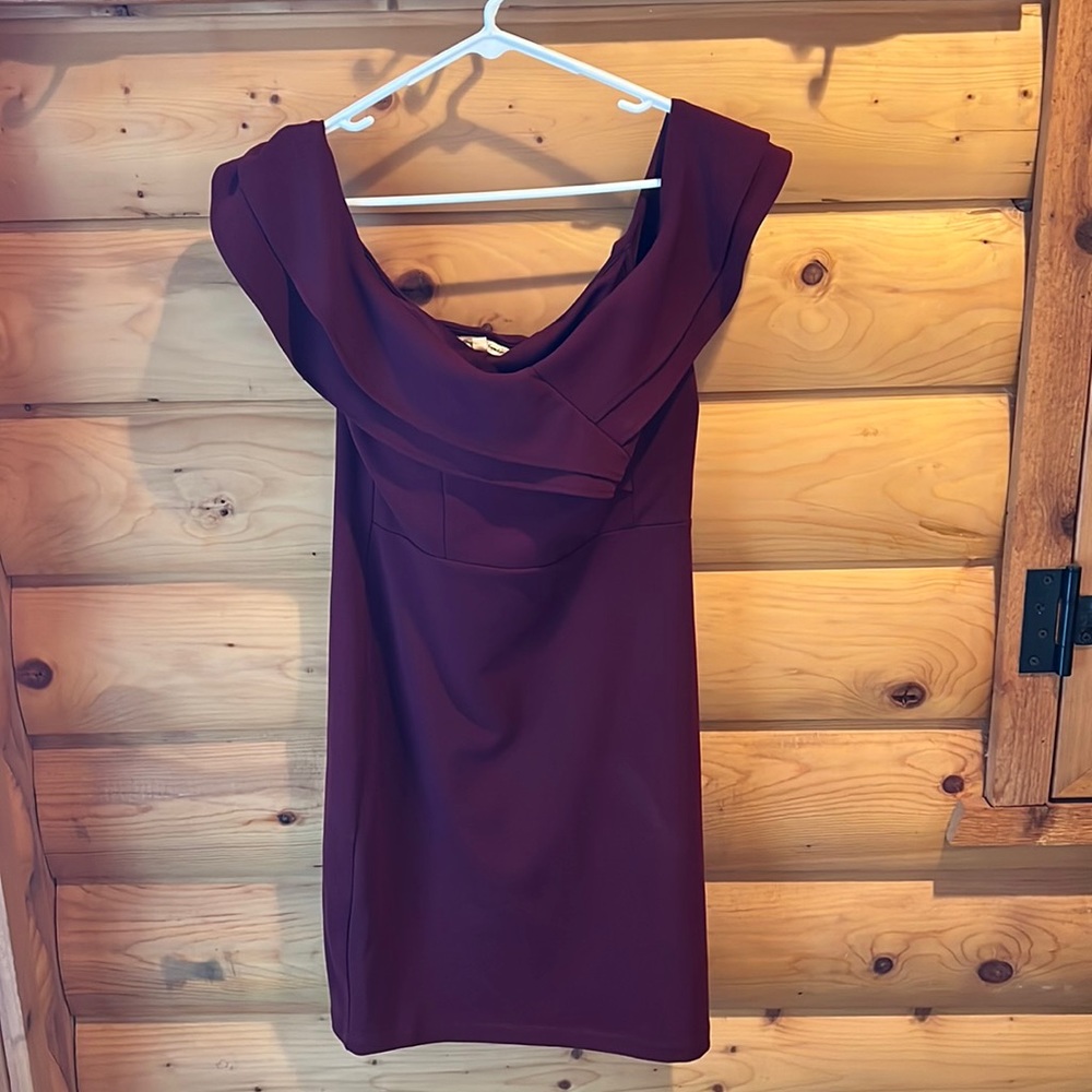 Off Shoulder Body Con Dress